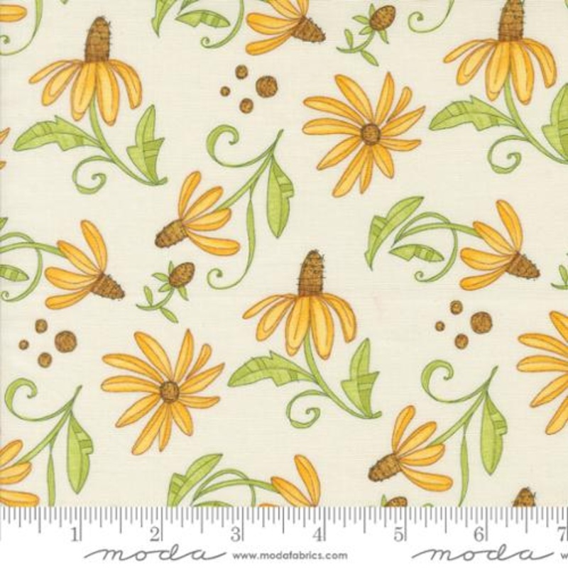 Superbloom Collection Daisy Cotton Fabric 48783 Cream