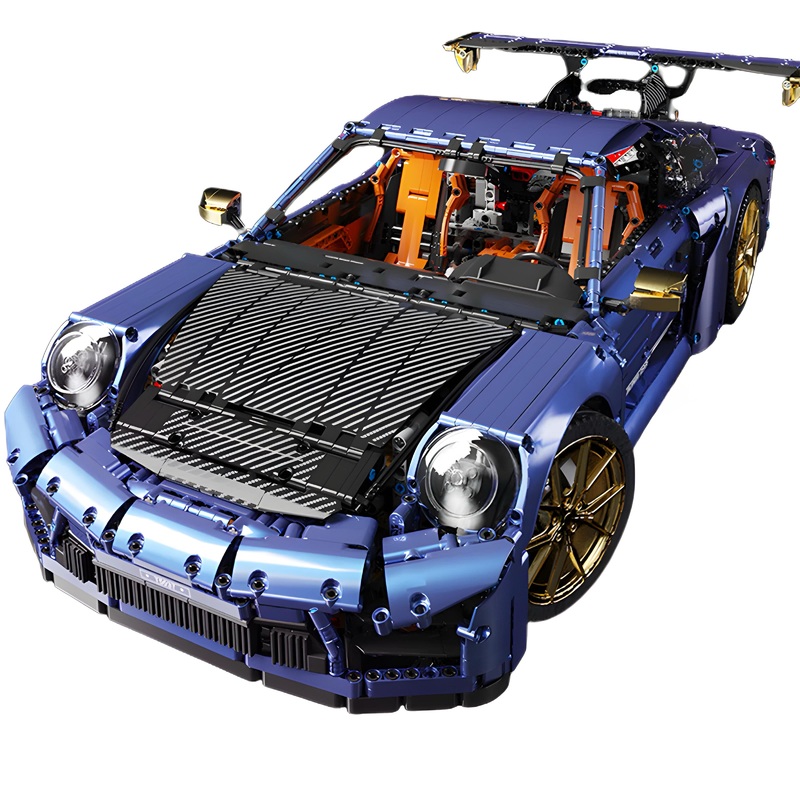 The Largest Ever Car Model | 5587pcs Shadow Grey Non-Remote Controlled