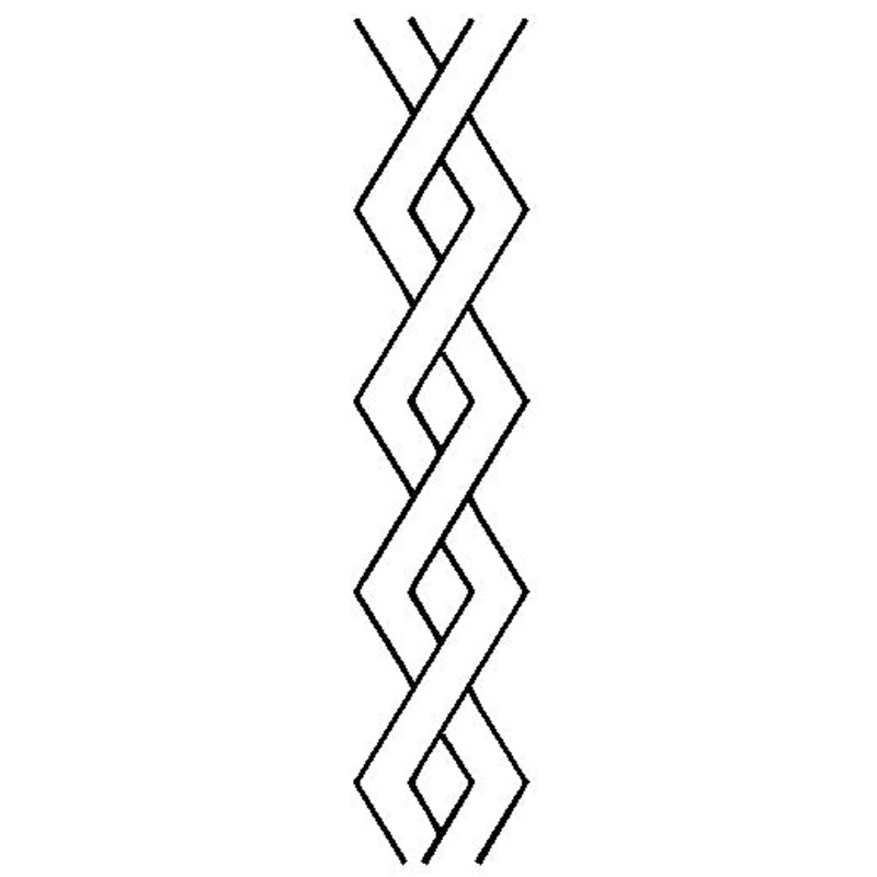 Border Quilting Stencils 3.5″ Diamond