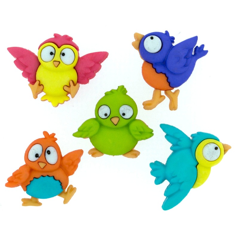 Buttons Bird Brain 7688