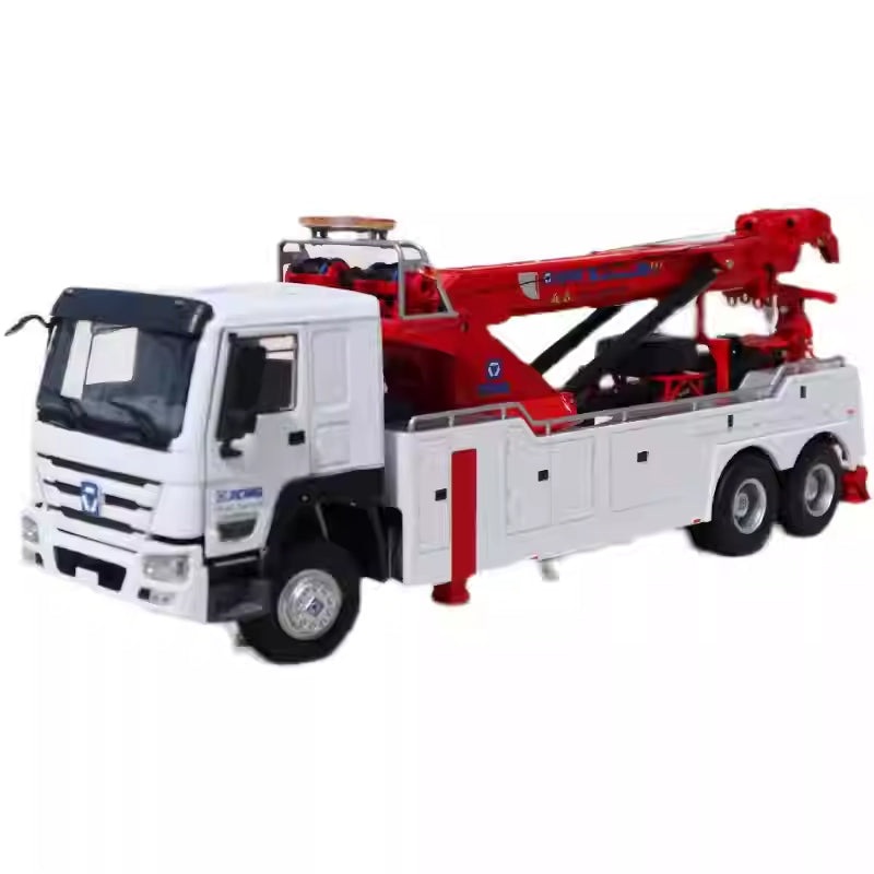 135 XCMG QZF10 Road Rescue Tow Truck Diecast Model  Alloy Crane Wrecker Collectible