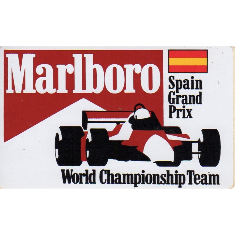 Marlboro World Championship Team Spain GP Sticker