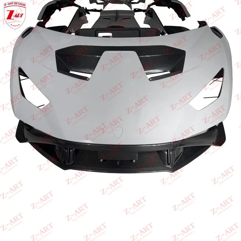Z-ART STO Dry Carbon Fiber Body Kit For Lamborghini Huracan LP580 LP610 Prepreg Carbon Fiber Wind Spoiler Kit For Huracan EVO DRY MAT 3K CF