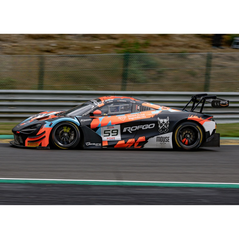 Spark Models McLaren 720S GT3 EVO No.59 Garage 59 – 6th 24H Spa 2025 – J. Loake – M. Kirchhfer – B. Goethe 1/43 Scale Model