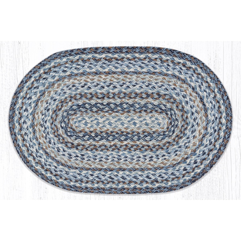 Blue Denim Braided Rug C 9-119 20 x 30 inch