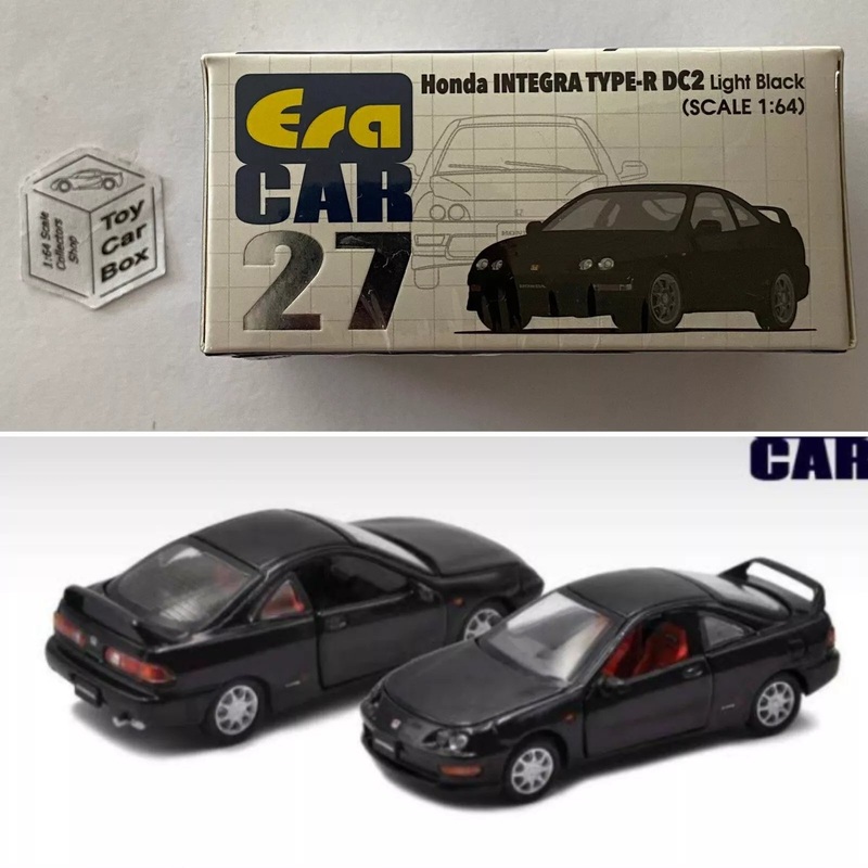 ERA CAR #27 – Honda Integra Type R DC2 (1:64 Scale – Black – Boxed) K00g