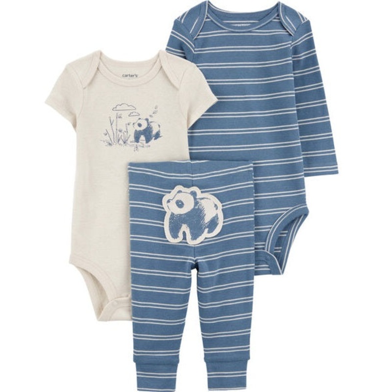 Baby Boys’ 3-Piece Panda Outfit Set 1R077710-420 Newborn