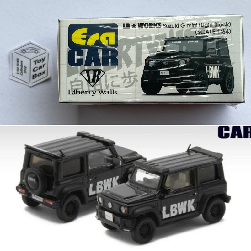 ERA CAR – Suzuki Jimny LB WORKS Mini G (1:64 Scale – Black – Boxed) K76