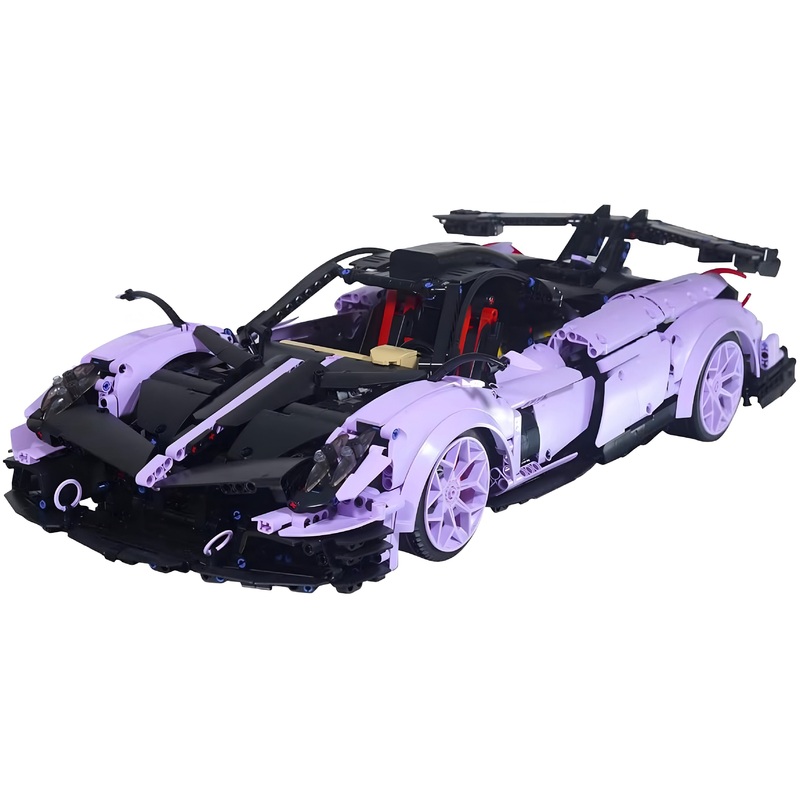 Violet Edition Italian Hypercar | 3430pcs Non-Remote Controlled