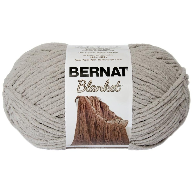 Yarnspirations Blanket Yarn 161110 Light Gray