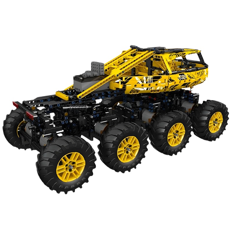 The Ultimate 8 Wheel Drive Off Roader | 1962pcs Yellow