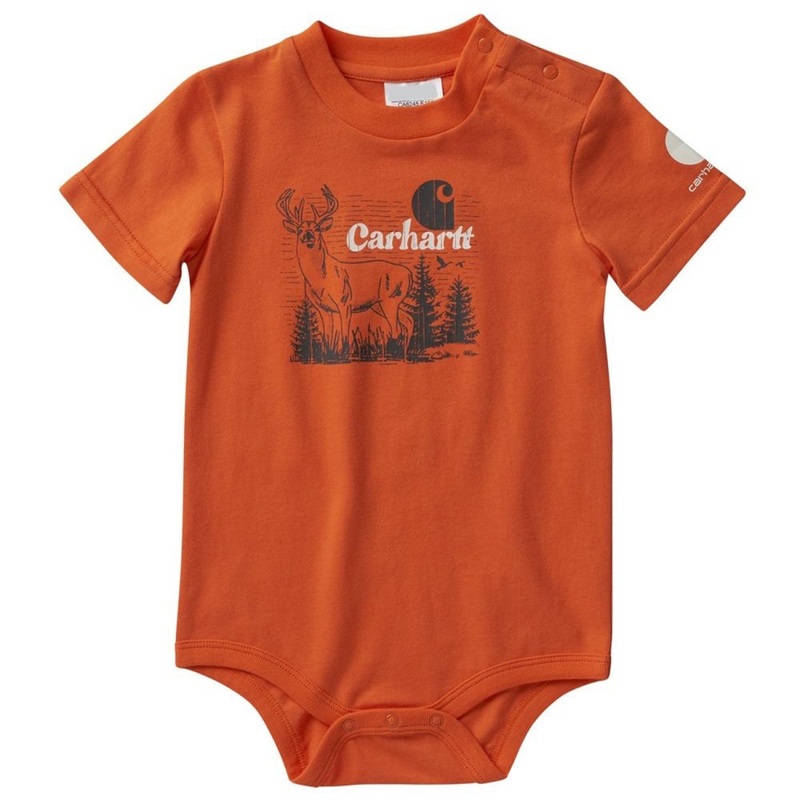 Baby Boy Deer Short Sleeve  Bodysuit CA6245 3 Month