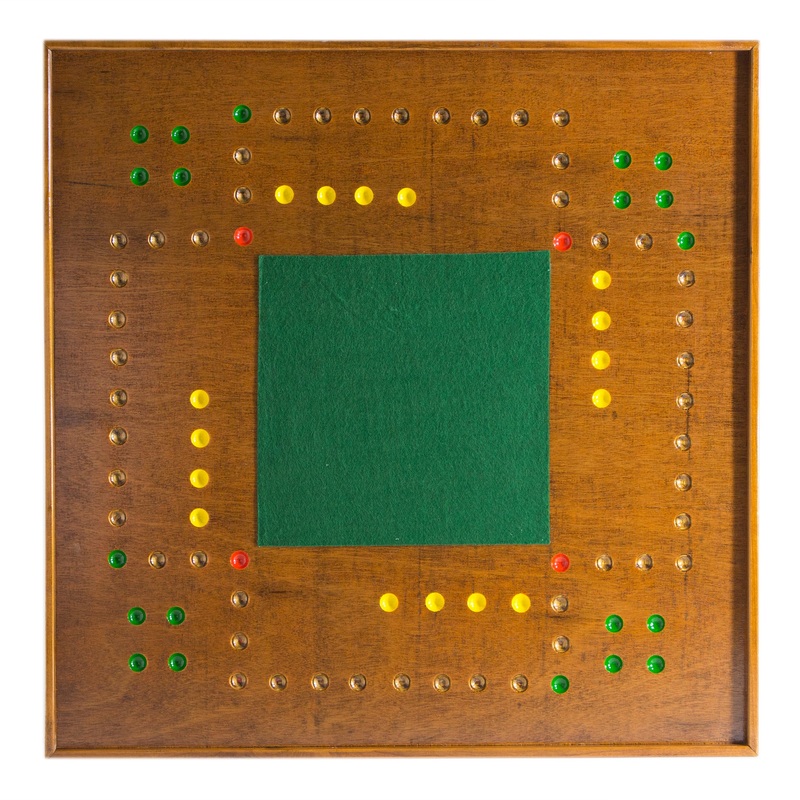 Cat & Rat Marble Game Board