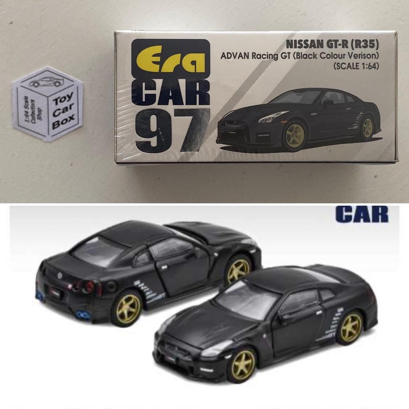 ERA CAR #97 – Nissan GT-R R35 Advan Racing (1:64 Scale – Black – Boxed) J69