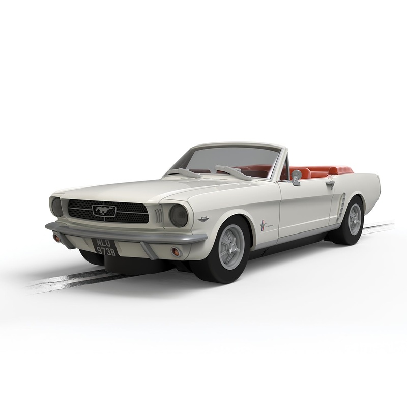 Scalextric James Bond Ford Mustang Convertible Slot Car – Goldfinger Edition