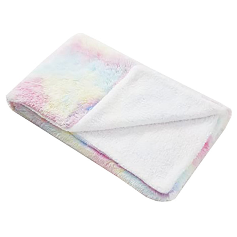 Sherpa Throw Blankets DTR11 Pastel Rainbow