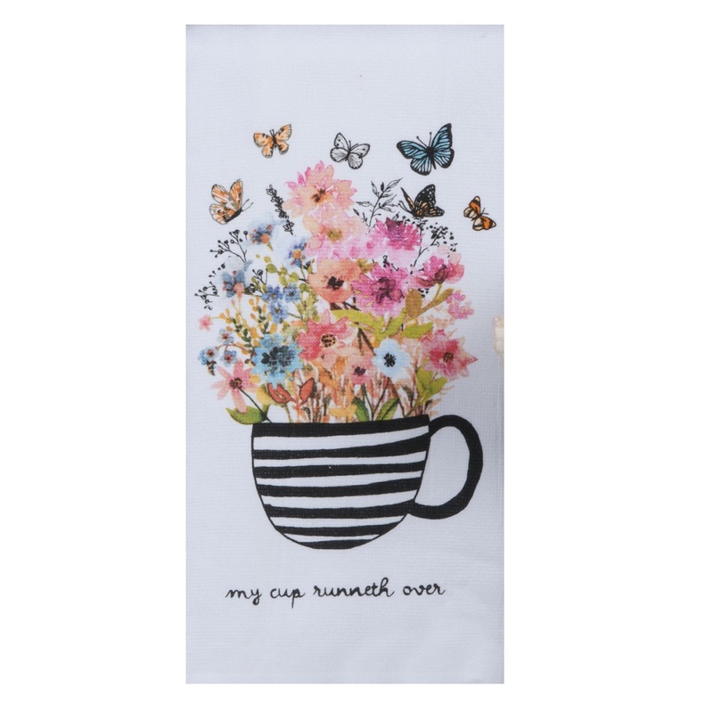 Wrapped In Grace Cup Runneth Over Dual Purpose Terry Towel R7262