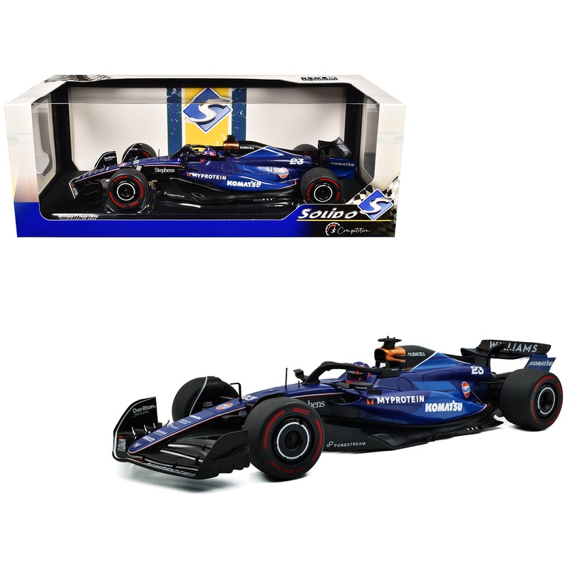 Williams FW46 #23 Alex Albon “Williams Racing” Formula One F1 Saudi Arabian GP (2024) “Competition” Series 1/18 Diecast Model Car by Solido