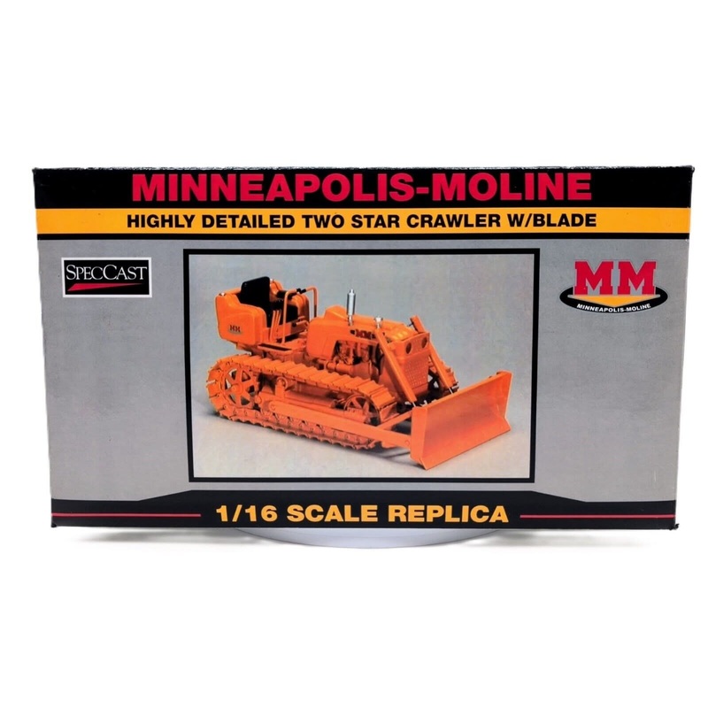1/16 Minneapolis-Moline Two Star Crawler With Blade SpecCast Diecast