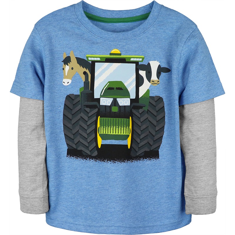 Boys’ Long-Sleeve Who’s Driving Tee J4T346BT 2T