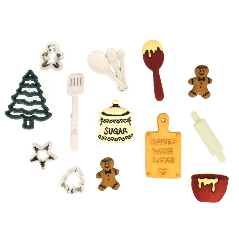 Buttons Christmas Cookies 2473