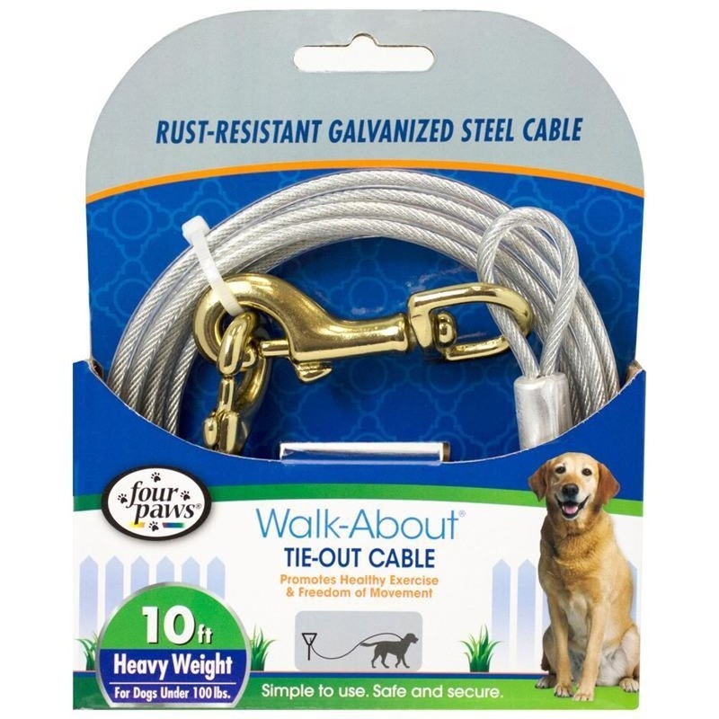 Walk-About Tie-Out Dog Cable 847 10 Foot