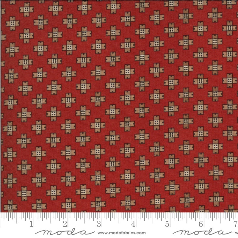 Yesterday Fabric 38101 Brick