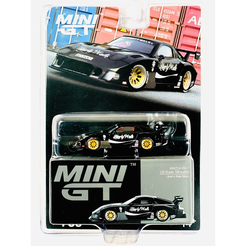 Mini GT Mijo Exclusive Mazda RX-7 LB-Super Silhouette Liberty Walk Black #785