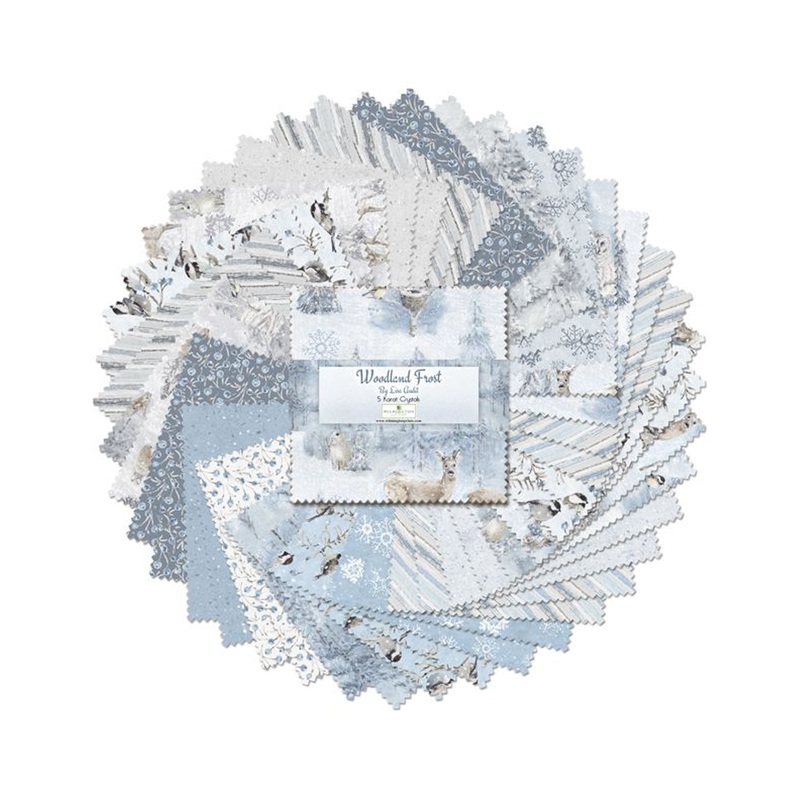 Woodland Frost Collection 5 Karat Cotton Fabric Crystals 508-732-508