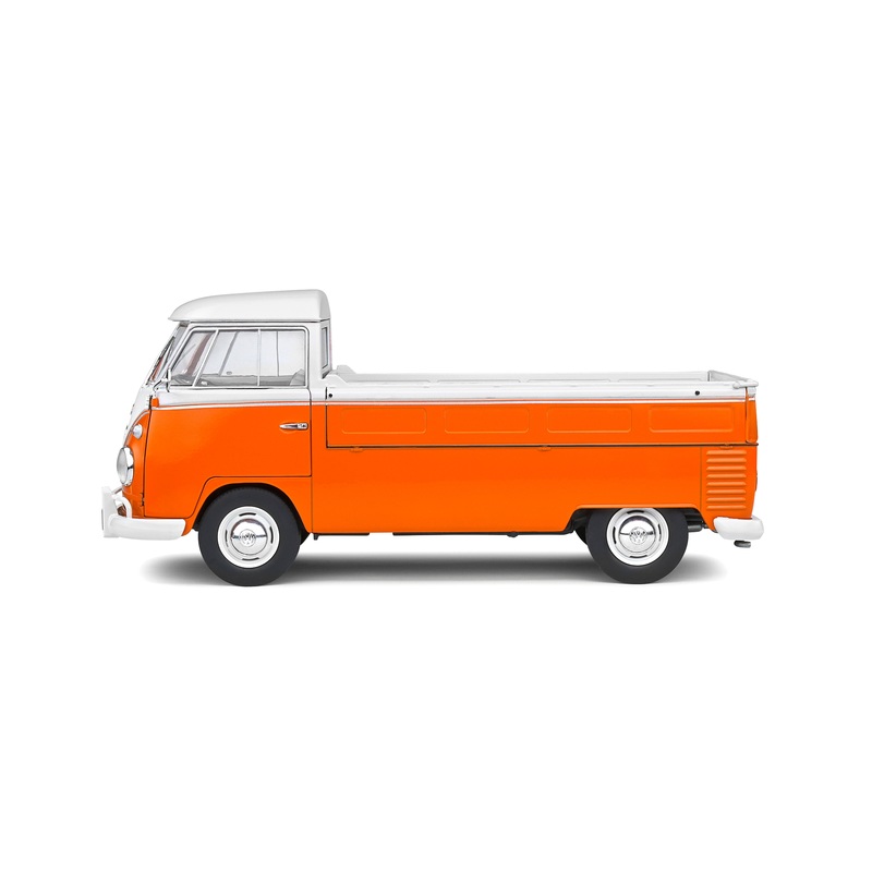 Solido – Volkswagen Transporter (T1) Pick-Up (Orange) 1:18 Scale Model Car