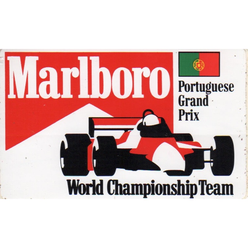 Marlboro World Championship Team Portuguese GP Sticker