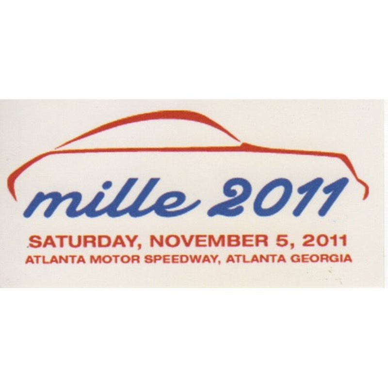 Mille 2011 – Atlanta Motor Speedway Event Sticker