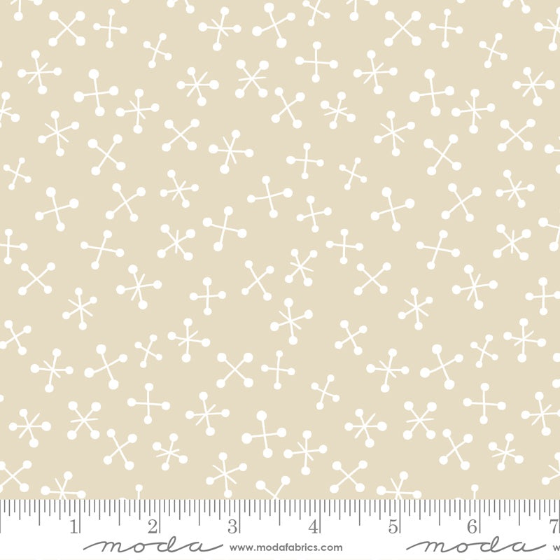 Whispers Collection Cotton Fabric Jacks 33559 Natural