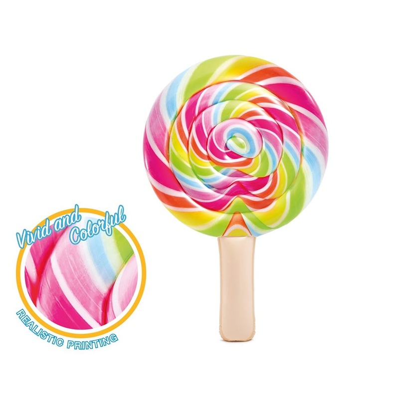 Rainbow Lollipop Inflatable Pool Float 58753EP