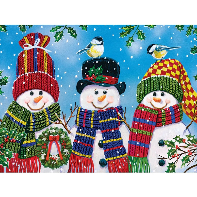 Snowy Afternoon Friends 300 PC EZ Grip Puzzle 31910