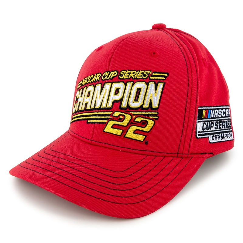 Joey Logano 2024 NASCAR Champion #22 Number NASCAR Hat Adult