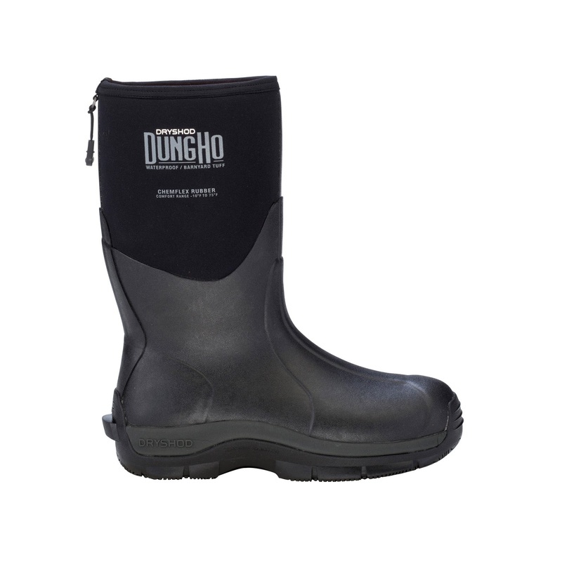 Men’s Dungho Barnyard Boots DNG-MM-BK 8 Medium