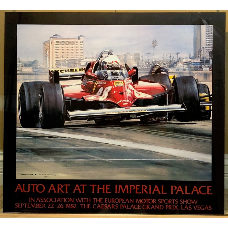 Auto Art At The Imperial Palace 1982 Ceasar’s Palace Las Vegas Poster