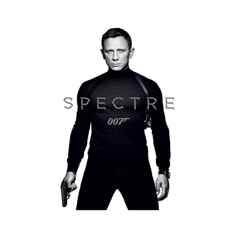 James Bond Spectre Black & White Postcard