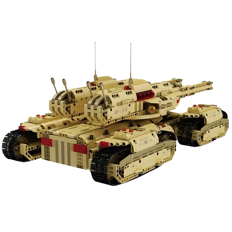 Remote Controlled Army 4 Track Tank | 3294pcs