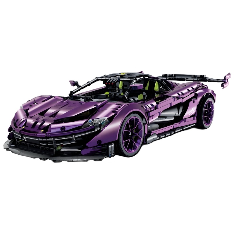 Satin Purple P1 GTR | 3568pcs Non-remote controlled