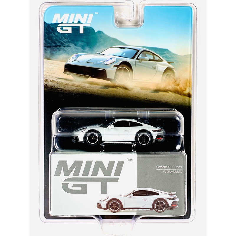 Mini GT Mijo Exclusive Porsche 911 Dakar Ice Gray Metallic #891