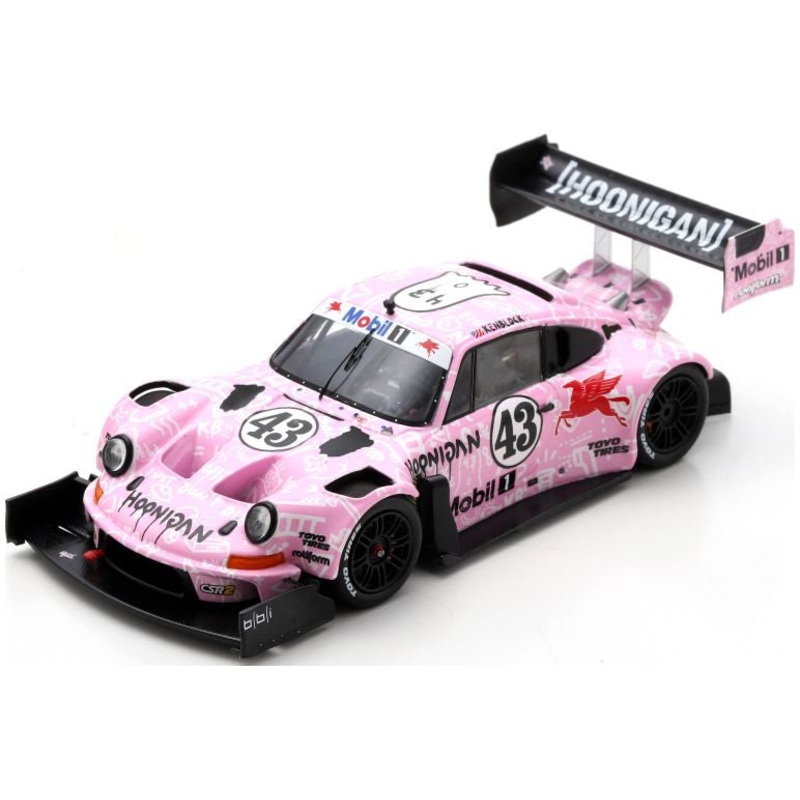 Spark Model HOONIPIGASUS Porsche 911 No.43 Rally Pikes Peak 2022 Ken Block 1/18 Scale Model