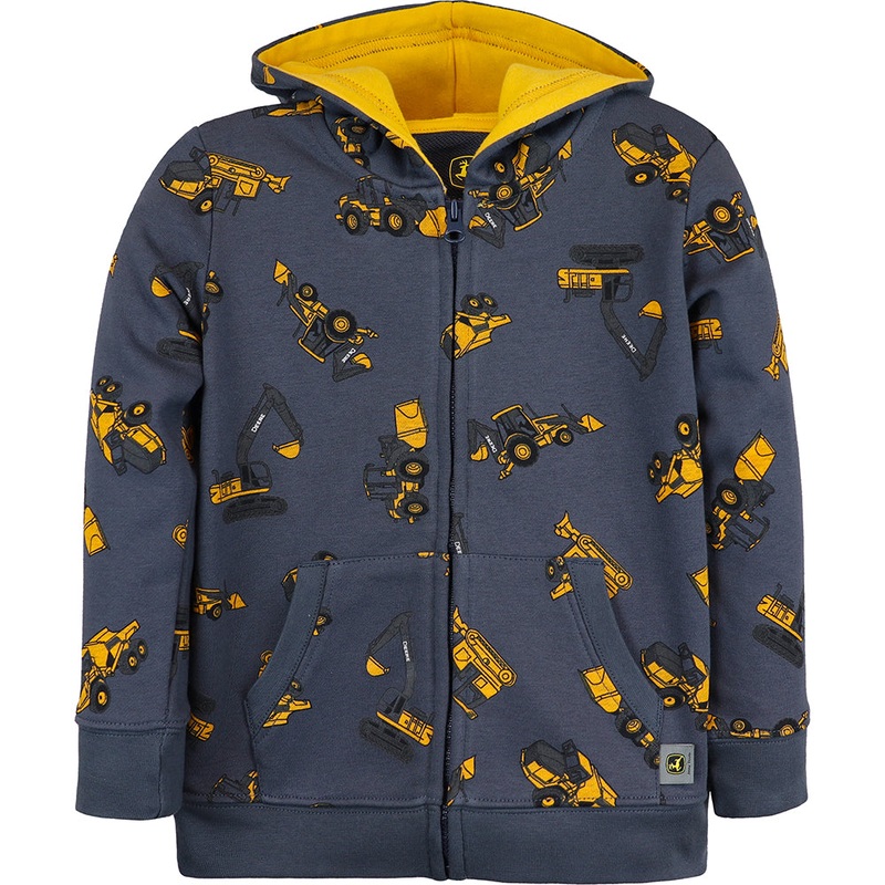 Boys’ Construction Toss Full-Zip Hoodie J4J364BT 2T