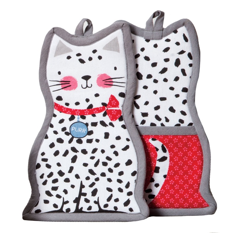 Purr Cat Shaped Oven Mitt R4632