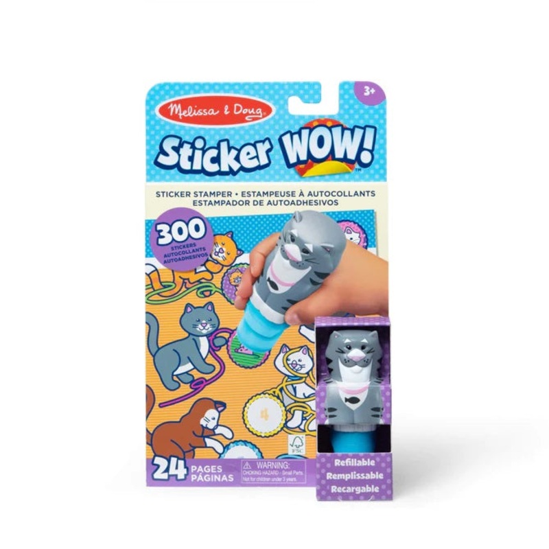 Sticker WOW Cat Activity Pad & Sticker Stamper 50693