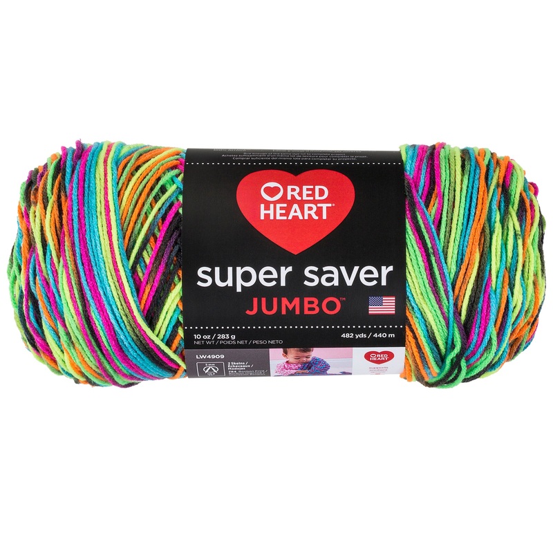 Super Saver Jumbo Multi Colors 10 oz E302C Blacklight 3939