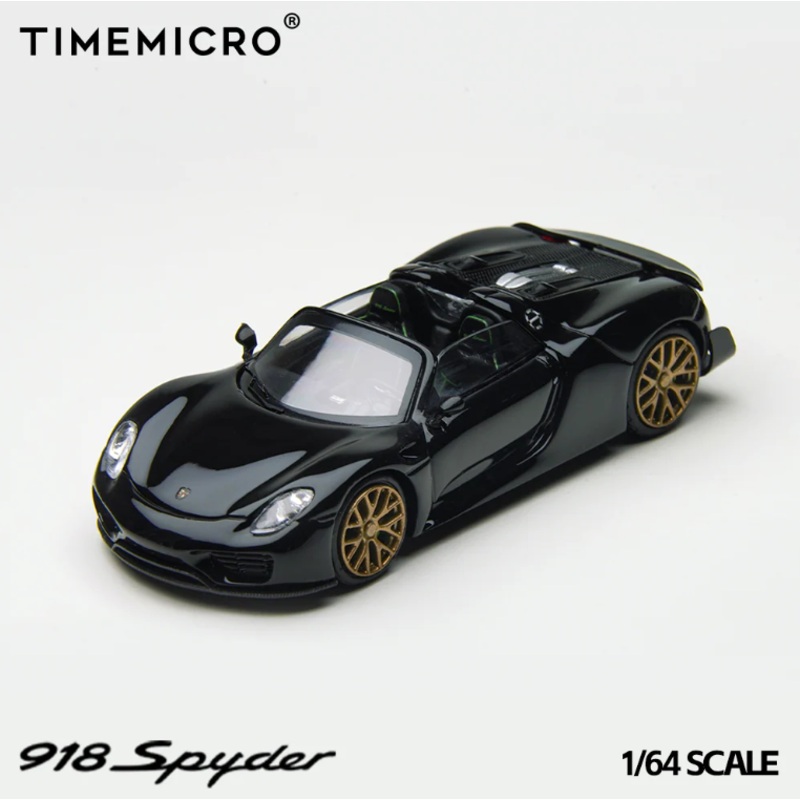 Time Micro 1:64 Porsche 918 Spyder – Black Gold