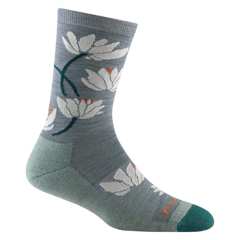 Women’s Lilies Crew Sock 6089 Charcoal Medium