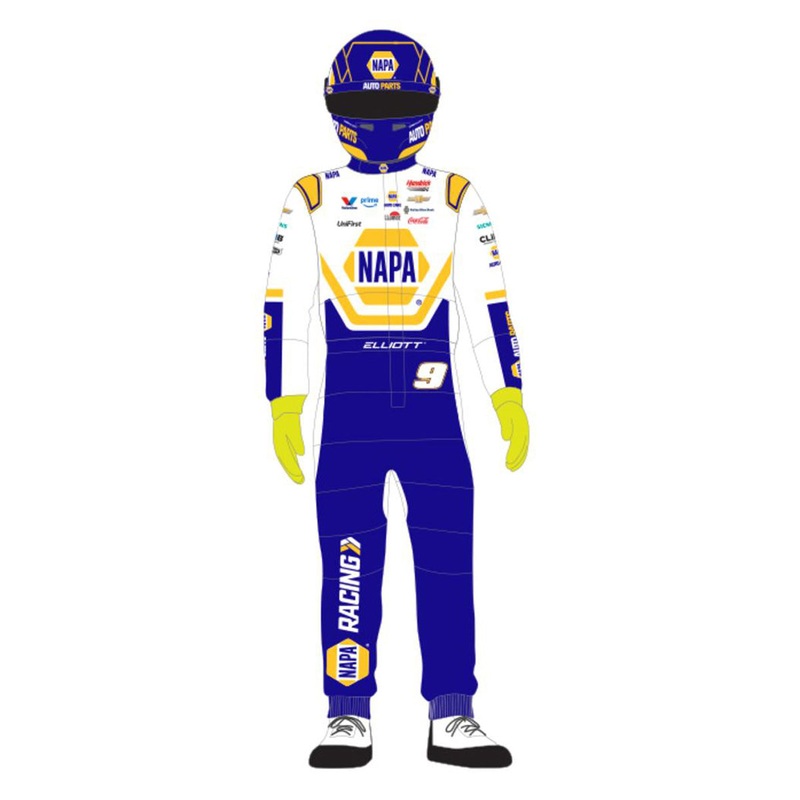 Chase Elliott 2025 NAPA 1:18 Scale 3D Driver Figurine Preorder – Currently Projected December